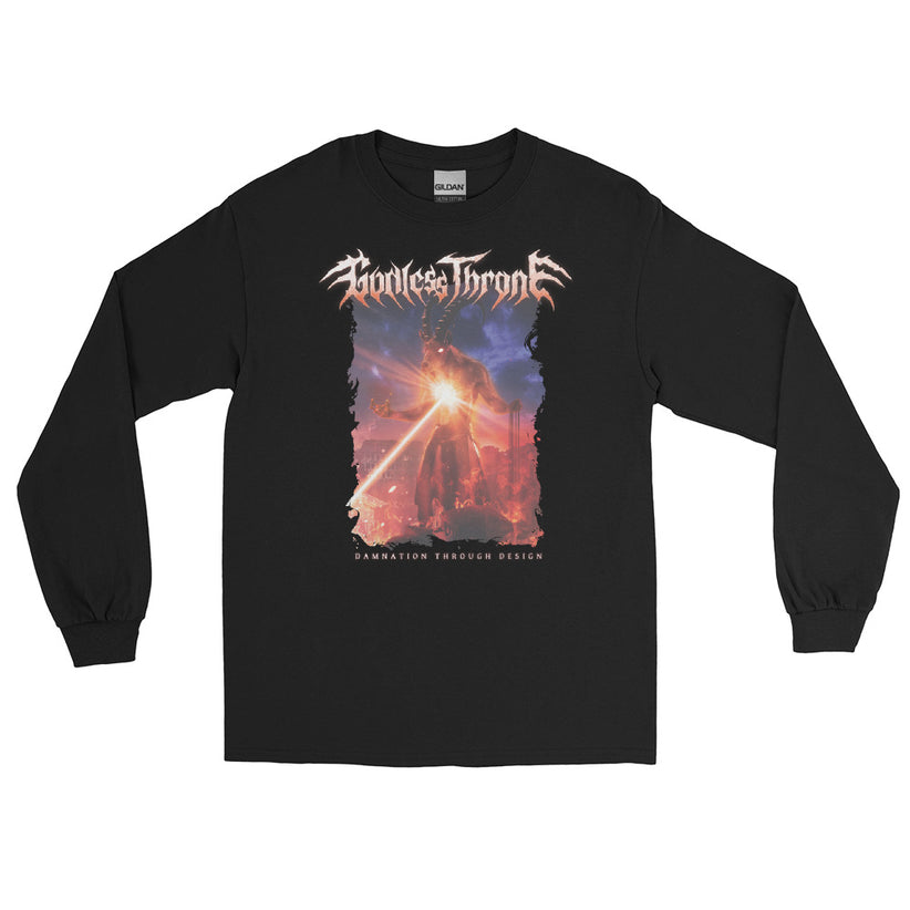 Godless Throne Men’s Long Sleeve Shirt Alt Logo