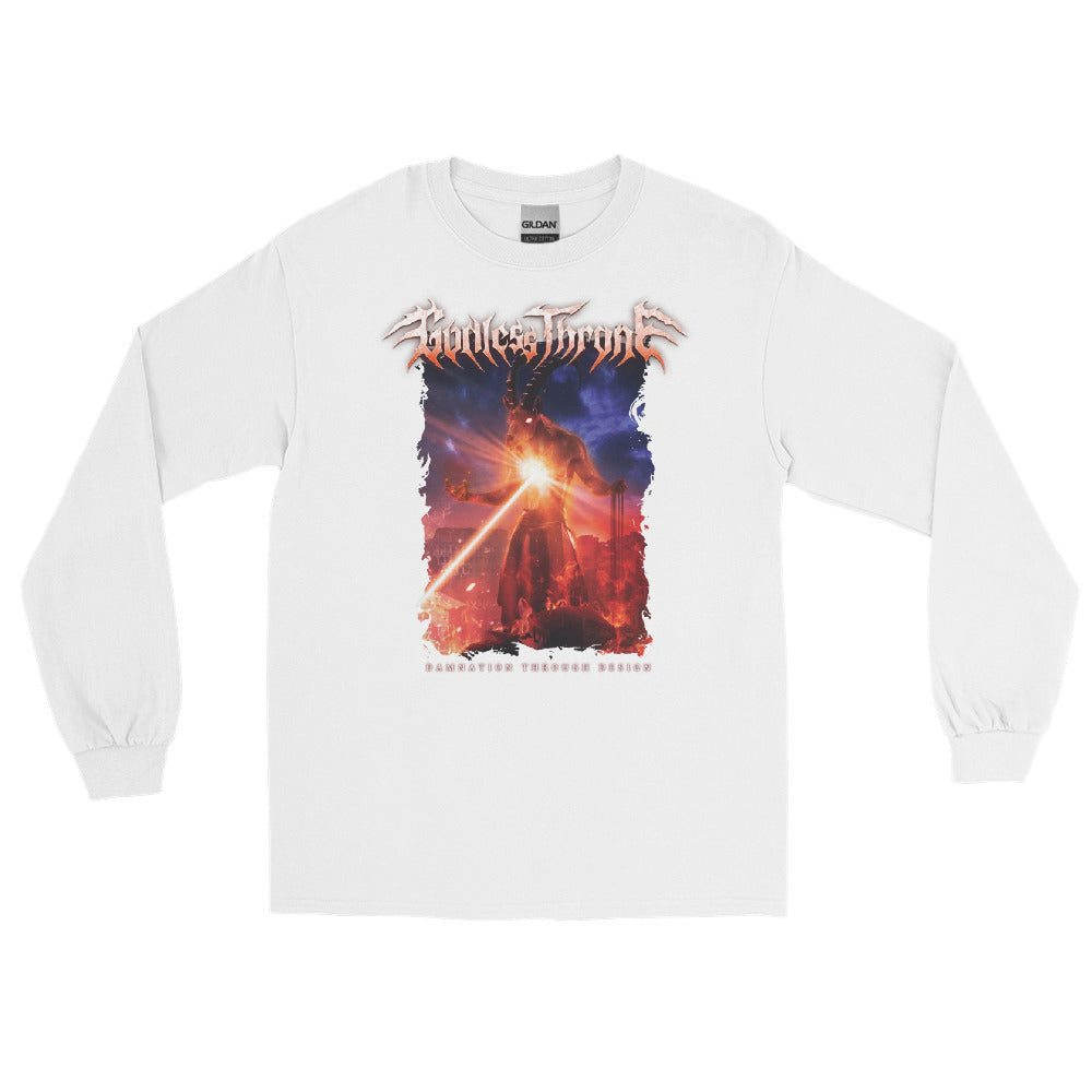 Godless Throne Men’s Long Sleeve Shirt Alt Logo